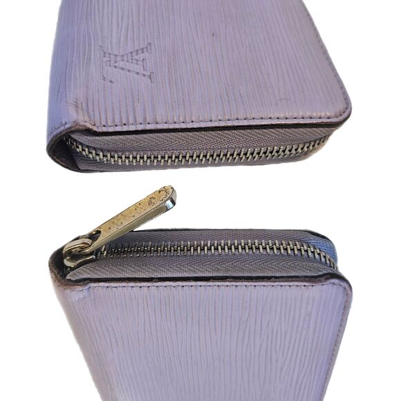Louis Vuitton (Authentic) Rare Purple Lilac Epi Leather Zippy Long Wallet, GUC - Picture 5 of 12